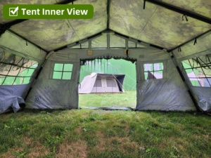 Carpa Chen Ya Personalizable, Grande, para Verano, Fácil de Instalar, Impermeable, Índice de Impermeabilidad >3000mm, 30 Metros Cuadrados, para Acampar - Product Image 5