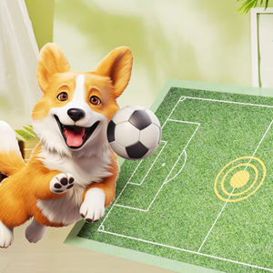 Pet Diaper Dog Bullseye Adhesive Backing Induction Cat Diaper Fixed-point Safe Durable High Quality <b>Training</b> Urinating Supplies - Product Image 3