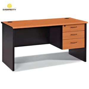 Muebles de Oficina de Madera, Escritorio de Oficina Resistente y Duradero con Cajones, Mesa Moderna para Profesor con Almacenamiento y Gestión de Cables - Product Image 3