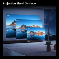 Projecteur vidéo Touyinger Q13W avec puce V660, faible latence, 3800 ANSI, prise en charge du Full 4K, MEMC, Android 15, projecteur home cinéma