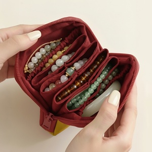 Bolsa de Joyería Creativa, Organizador de Joyas de Lujo, Bolsa de Viaje Compacta para Collares, Anillos, Pulseras de Cuentas y Curiosidades para el Hogar - Product Image 3