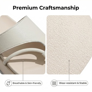 Zapatos Urbanos de Moda para Mujer, de Piel Genuina con Pelo de Caballo, Parte Superior de Piel Vacuna, Suaves, Antideslizantes, Abiertos, para Primavera/Otoño, Verano/Invierno - Product Image 5