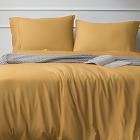 100% bambou Viscose 4pc ensemble de draps de lit en bambou draps de bambou avec poches profondes de 17"