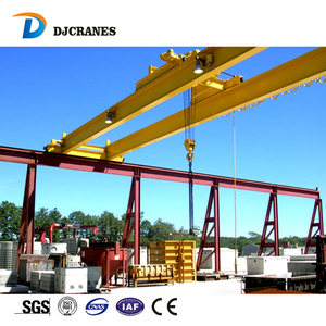 رافعة جسرية متحركة كهربائية LH بحمولة 10 طن و15 طن و20 طن و32 طن، رافعة علوية مزدوجة العارضة مع عربة كهربائية - Product Image 2