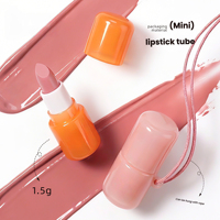 Sukuang Gantungan Kunci Tabung Lipstik Kosmetik Ramah Lingkungan Dapat Didaur Ulang Bahan ABS Liontin Lucu 1.5g Dapat Disesuaikan Mudah Dibawa