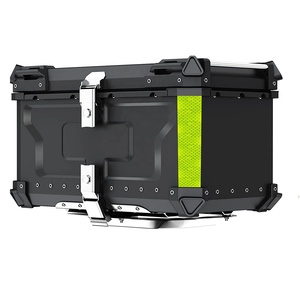 WOSHIDER - Baúl Trasero para Motocicleta de Liberación Rápida, Color Negro, Nuevo, 65L, Baúl Superior de Aleación de Aluminio - Product Image 1