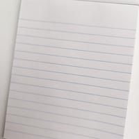 Bloc de Notas Personalizado 1/4, Bloc de Escritura 127x100mm, Bloc de Notas con Líneas, 80 Hojas, Bloc de Papel para Exámenes Escolares, Papelería al por Mayor