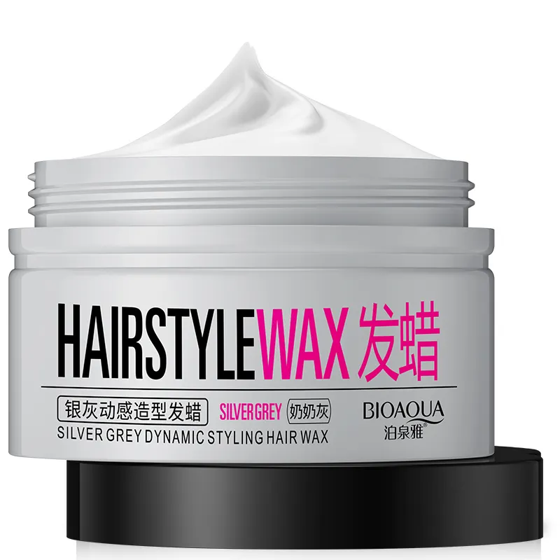 Low Moq Private Label Alcohol Gratis Mode Natuurlijke Elegantie Beste Mode Gel Pommade Mannen Styling Haar Wax Voor Haar