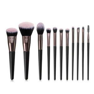 <span class=keywords><strong>Pinceaux</strong></span> de <span class=keywords><strong>maquillage</strong></span> professionnels de haute qualité, 11 pièces, long manche en bois, meilleur fond de teint pour les yeux, ensemble de <span class=keywords><strong>pinceaux</strong></span> de <span class=keywords><strong>maquillage</strong></span>, vente en gros, <span class=keywords><strong>2021</strong></span> - Product Image 2