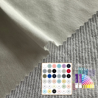 Tela de Punto Jersey Sencillo de Algodón Supima 200gsm OEKO-TEX BCI en Stock, Suave para Camisetas, Venta al Por Mayor