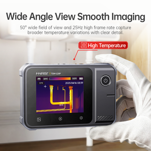 Caméra thermique FNIRSI <span class=keywords><strong>TDM</strong></span>-120P, fréquence d'images 25Hz, champ de vision 50°, 7 palettes de couleurs, infrarouge, OEM/ODM, écran tactile LCD USB, <span class=keywords><strong>ABS</strong></span> - Product Image 3
