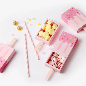 2020 New design custom ice cream paper box gift box for candy packaging