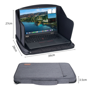 Ultra-Light <b>Laptop</b> Privacy Shield: Outdoor Anti Glare Sun Hood for 16" Screens Foldable Design for Remote Work - Product Image 3