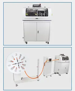 All-digital intelligent wave crest and valley corrugated pipe cutting machine