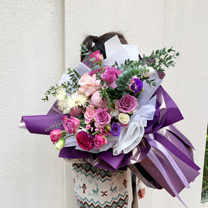 20 tờ/túi in hoa tổng hợp giấy nhựa Hộp quà tặng bao bì giấy hoa giấy gói - Product Image 2