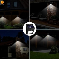 Lampe torche solaire automatique à 20l avec détecteur de mouvement, imperméable, applique murale, idéal pour un jardin ou une rue