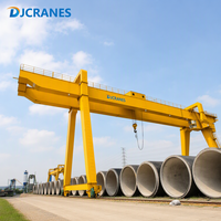 Grue portique à double poutre de 40 tonnes pour la manutention de matériaux en extérieur, équipement de levage pour cour d'usine et opérations industrielles