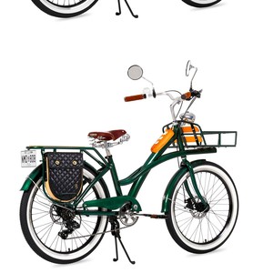 Bicicletas Urbanas Vintage <span class=keywords><strong>para</strong></span> <span class=keywords><strong>Hombre</strong></span> y Mujer, Bicicletas Británicas <span class=keywords><strong>para</strong></span> Adultos, <span class=keywords><strong>Bicicleta</strong></span> <span class=keywords><strong>de</strong></span> Carretera <span class=keywords><strong>de</strong></span> 24 Pulgadas y 7 Velocidades - Product Image 5