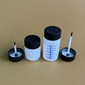 Bouteille en plastique vide de 60 ml en HDPE couleur naturelle de la marque TONBAY pour colle invisible anaérobie/UV avec bouchon à pinceau résistant aux enfants - Product Image 6