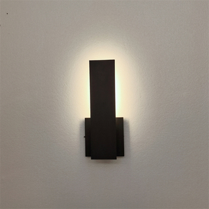 현대 야외 방수 LED 벽 보루 알루미늄 기지 외부 집 정원 마당 차고 안뜰 베란다 전등 - Product Image 2