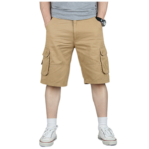 Pantalones cortos tácticos para exteriores de lona de algodón 100% para <span class=keywords><strong>hombre</strong></span>, pantalones deportivos para aficionados al deporte, senderismo, caza, pantalones cargo de Safari con múltiples bolsillos - Product Image 6