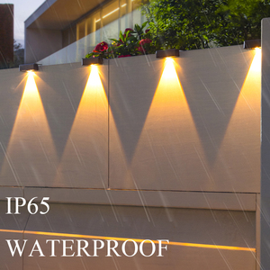 Lampe murale solaire IP65, étanche, LED extérieure, pour cour, balcon, jardin, décorative - Product Image 3