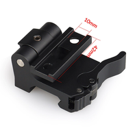 New G33 3x Scope Magnifier Mount Fast Transitioning Sturdy 6063 Aluminum Alloy Base HK 24-0261 Adjustable for Outdoor Tactical
