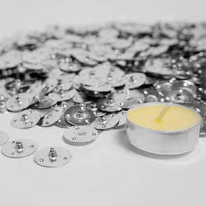Piccolo portacandele Tealight elegante Design in alluminio per comode barre usa il sostenitore delle candele - Product Image 1