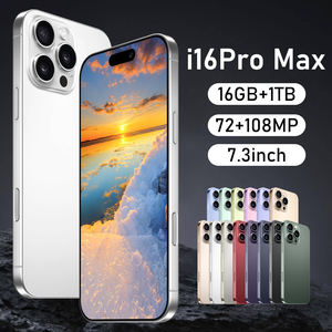 Nouveau Smartphone I16 Pro Max <span class=keywords><strong>5G</strong></span> 2026 Deca Core 16 Go RAM + 1 To ROM, Appareil Photo 108 MP, Charge Rapide 65 W, Écran HD 120 Hz - Product Image 2