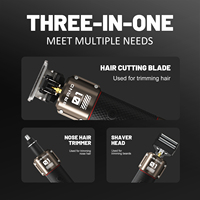 Rasoir électrique pour homme, tondeuse à cheveux sans fil, kit de coupe de cheveux pour homme, cadeau de toilettage pour homme
