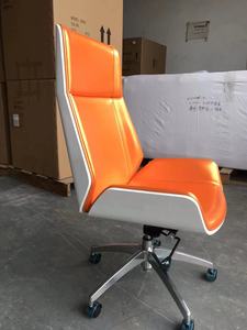 <span class=keywords><strong>2022</strong></span> chaise de Salon de <span class=keywords><strong>manucure</strong></span> moderne Orange chaise de bureau avec siège en cuir synthétique 5 ans d'utilisation - Product Image 3