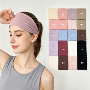 Bandeau de yoga original d'usine avec logo personnalisé, bandeau Airlift de haute qualité, absorbant, antidérapant, pour la course et le sport, pour femmes - Product Image 1