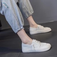 Chaussures décontractées en cuir véritable pour femmes, baskets de marque tendance, petites chaussures blanches pour femmes