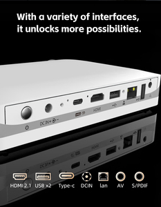 Wowoto t10 קולנוע ביתי אנדרואיד 4500 לומנס עיצוב קלאסי lumens נייד 1080p 4k וידאו wifi עבור buamer 3d buamer - Product Image 3