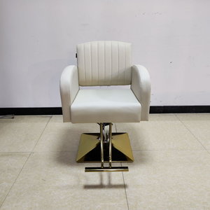 Sillón de Salón Ergonómico de Lujo Moderno, Completamente Tapizado en Cuero PU, Giratorio Hidráulico Profesional, Reposapiés Ajustable, Silla de Barbería - Product Image 5