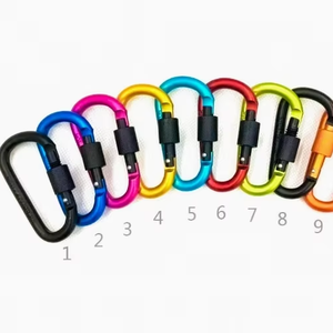 ขายส่งจากโรงงาน พวงกุญแจโลหะอะลูมิเนียมขนาด 80 มม. ราคาถูก พร้อมตะขอเกี่ยวแบบคาราไบเนอร์ - Product Image 1