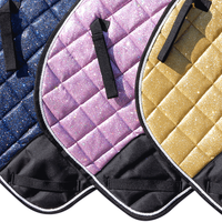 Tapis de selle de saut à paillettes de couleur personnalisée Cheval pour clubs équestres Salon de la qualité professionnelle pour l'équitation Tapis de selle de cheval