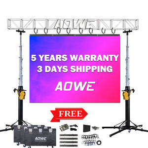 Mur vidéo LED AOWE à montage mural, 3 mm, intérieur, 16 <span class=keywords><strong>x</strong></span> 9 pieds - Product Image 1