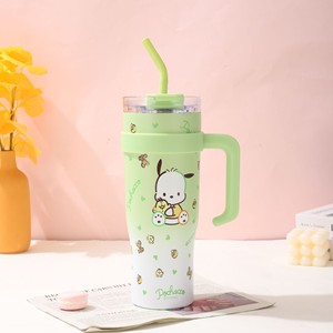 Thermos isotherme sous vide en acier inoxydable 304, grande capacité, haute valeur, avec poignée, motif Sanrio géant créatif de dessin animé, idéal comme cadeau - Product Image 3