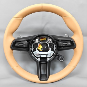 <span class=keywords><strong>Volante</strong></span> de Cuero Mejorado para GT Panamera Cayenne 911 Macan 996 997 Cayman 987 997 991 718 970 - Product Image 3