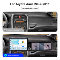 ZWNAV Écran 13,1''+12,3'' pour Toyota Auris 2006-2011 Android 15 Carplay Autoradio DSP GPS Multimédia Stéréo 4G WiFi OEM