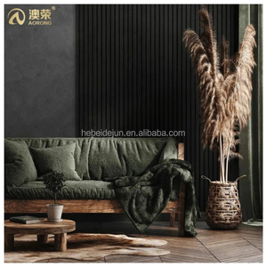 Aisladores de sonido de fácil instalación, decoración del hogar, pegatinas de pared de lujo, 3 lados, Natural chapa de madera, listones de madera, Panel de pared - Product Image 5