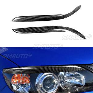 1 par de cubiertas de fibra de carbono real para faros delanteros de coche, para Subaru Impreza 4-6 2004 2005 2006 2007 2008 2009 - Product Image 1