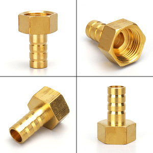 RUILQD Raccord pneumatique en cuivre à filetage interne G1/4 M5 8mm, type pagode, à passage direct - Product Image 4