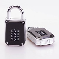 Serrure à code mécanique pour tiroir, boîte à outils, portes d'armoire, alliage de zinc, clavier numérique à 4 chiffres, cadenas à combinaison, serrure de casier de gym