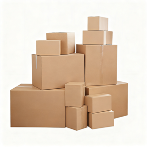 Boîtes en carton ondulé, boîtes d'expédition, boîtes de déménagement, boîtes d'expédition recyclables, boîtes d'expédition en carton solide - Product Image 5