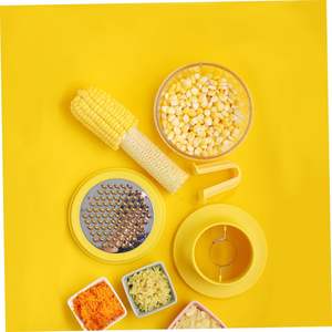 Presse-agrumes manuel portable 4-en-1 pour légumes et fruits, presse-citron et presse-orange avec récipient – Meilleure vente - Product Image 5