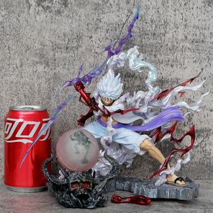 Figurine d'action japonaise, anime <span class=keywords><strong>One</strong></span> Pieces, série 26cm Nika Luffy Gear 5, figurines en mode flash d'éveil de fruits démoniaques, jouets de poupée modèle - Product Image 3