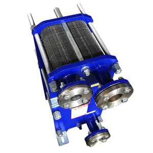 Échangeur de chaleur à plaques en acier inoxydable série Br, Dn50mm, 1,0 Mpa, vertical, haute efficacité, pour chauffe-eau, pompe à chaleur - Product Image 1