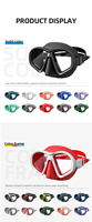 Nouveau Kit Masque et Tuba de Plongée en Apnée à Faible Volume Personnalisé en Usine, Verre Trempé, pour Adulte
